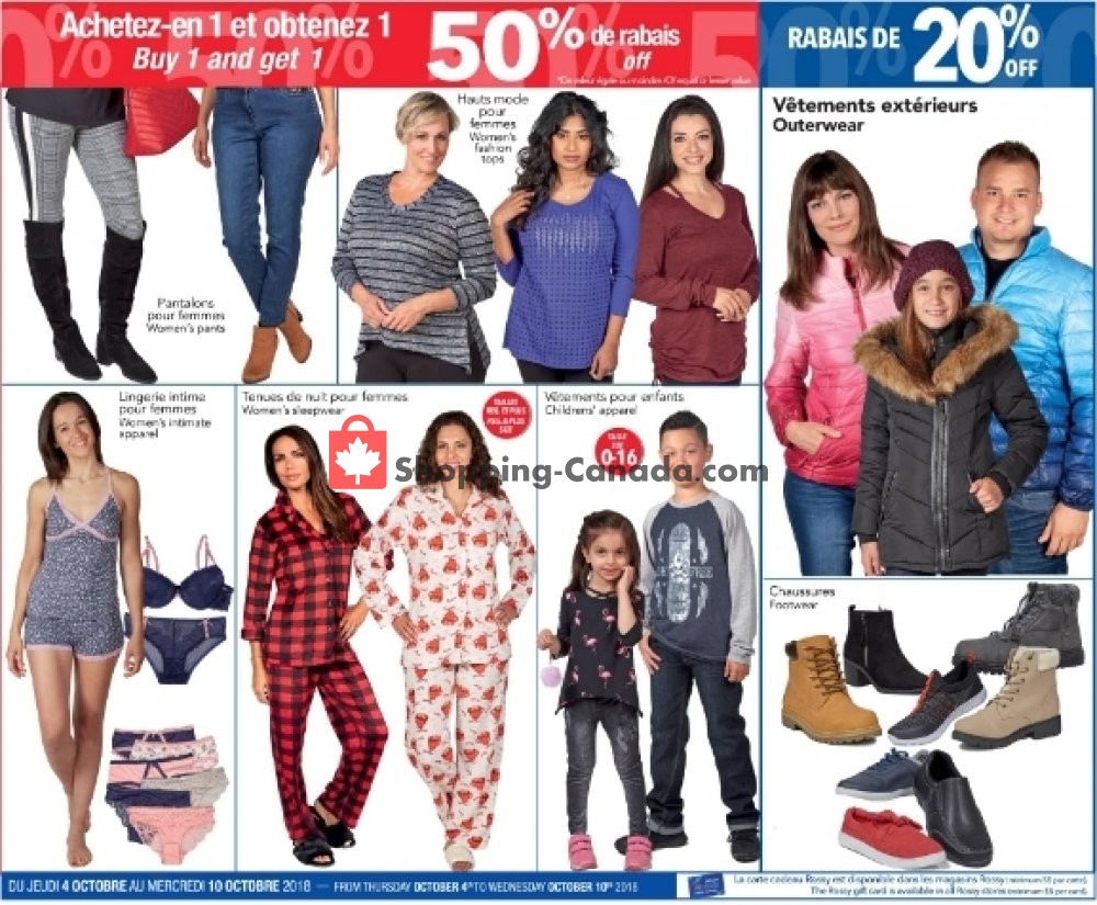 Rossy flyer from Thursday October 4, 2018 to Wednesday October 10, 2018 - page 3