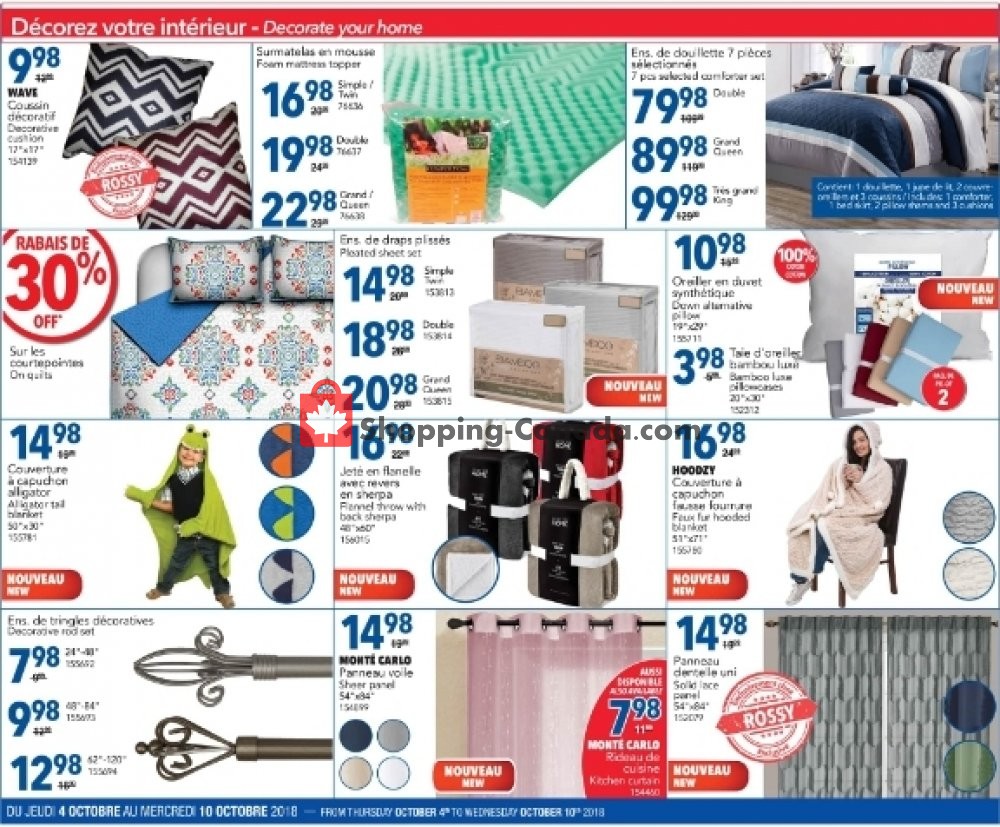 Rossy flyer from Thursday October 4, 2018 to Wednesday October 10, 2018 - page 4