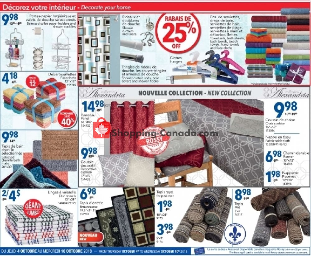Rossy flyer from Thursday October 4, 2018 to Wednesday October 10, 2018 - page 5