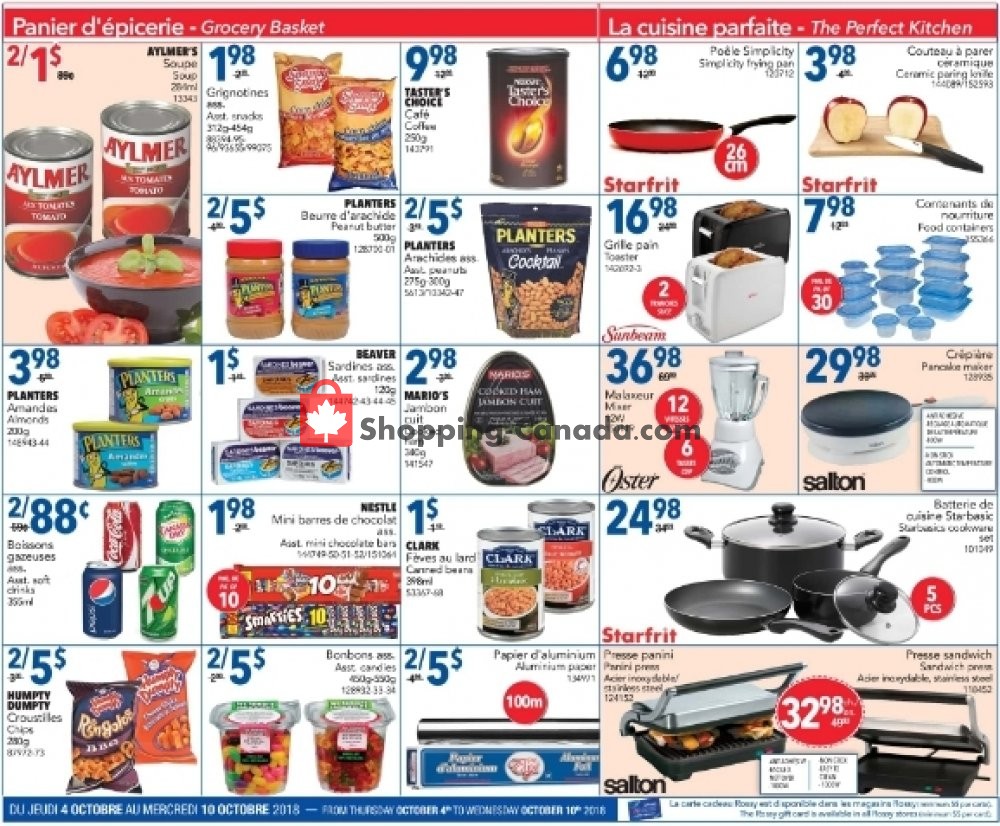 Rossy flyer from Thursday October 4, 2018 to Wednesday October 10, 2018 - page 7
