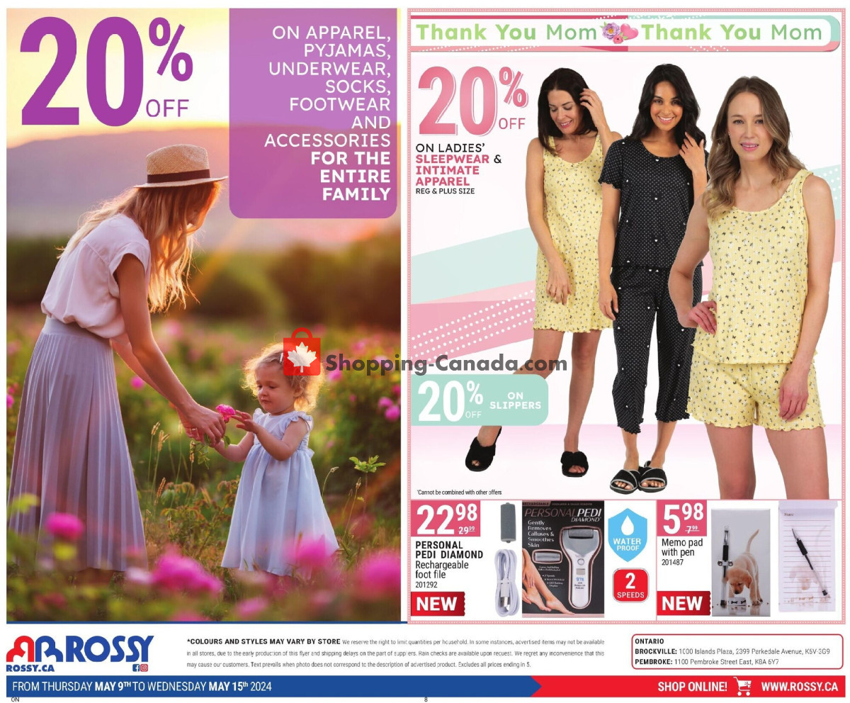 Rossy flyer from Thursday May 9, 2024 to Wednesday May 15, 2024 - page 8
