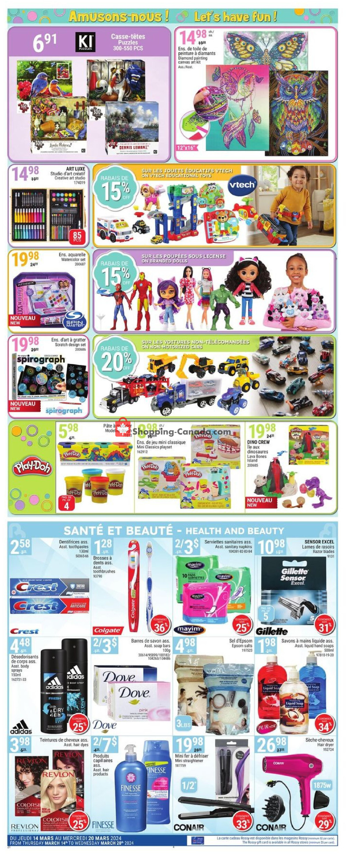 Rossy flyer from Thursday March 14, 2024 to Wednesday March 20, 2024 - page 4