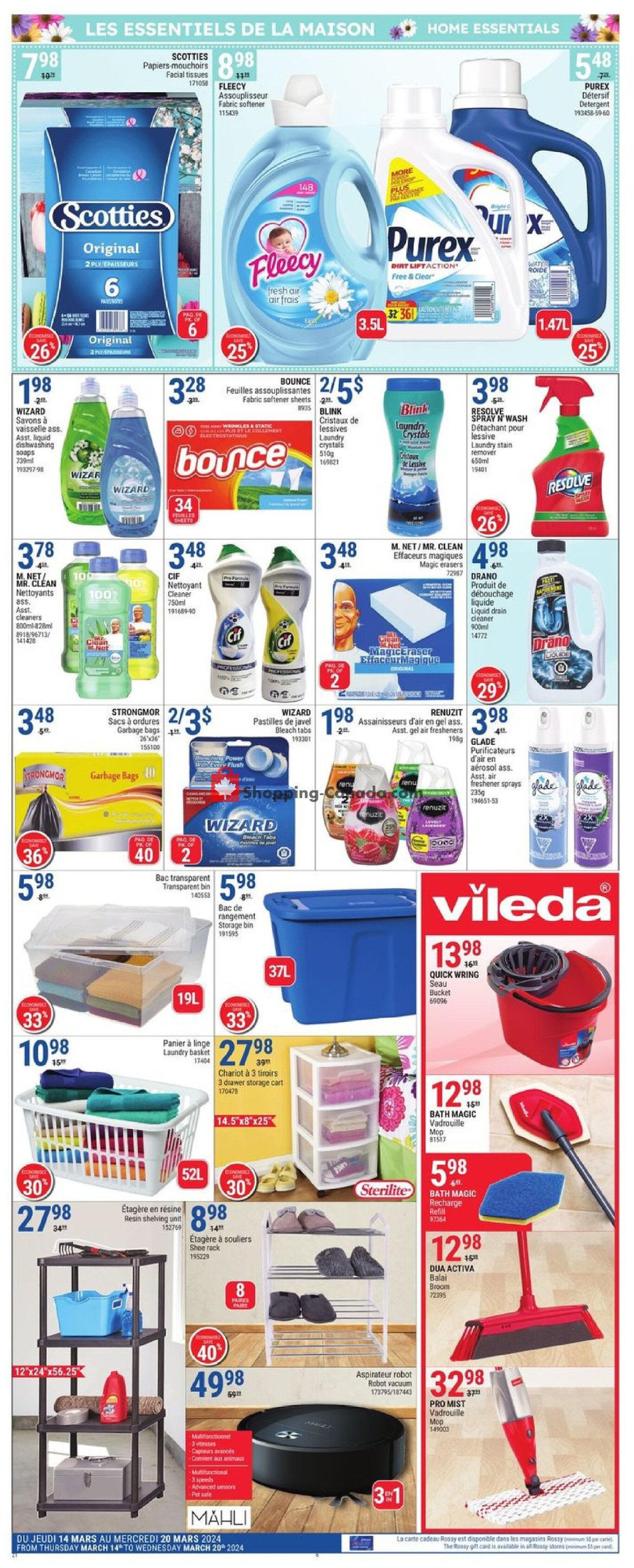 Rossy flyer from Thursday March 14, 2024 to Wednesday March 20, 2024 - page 6