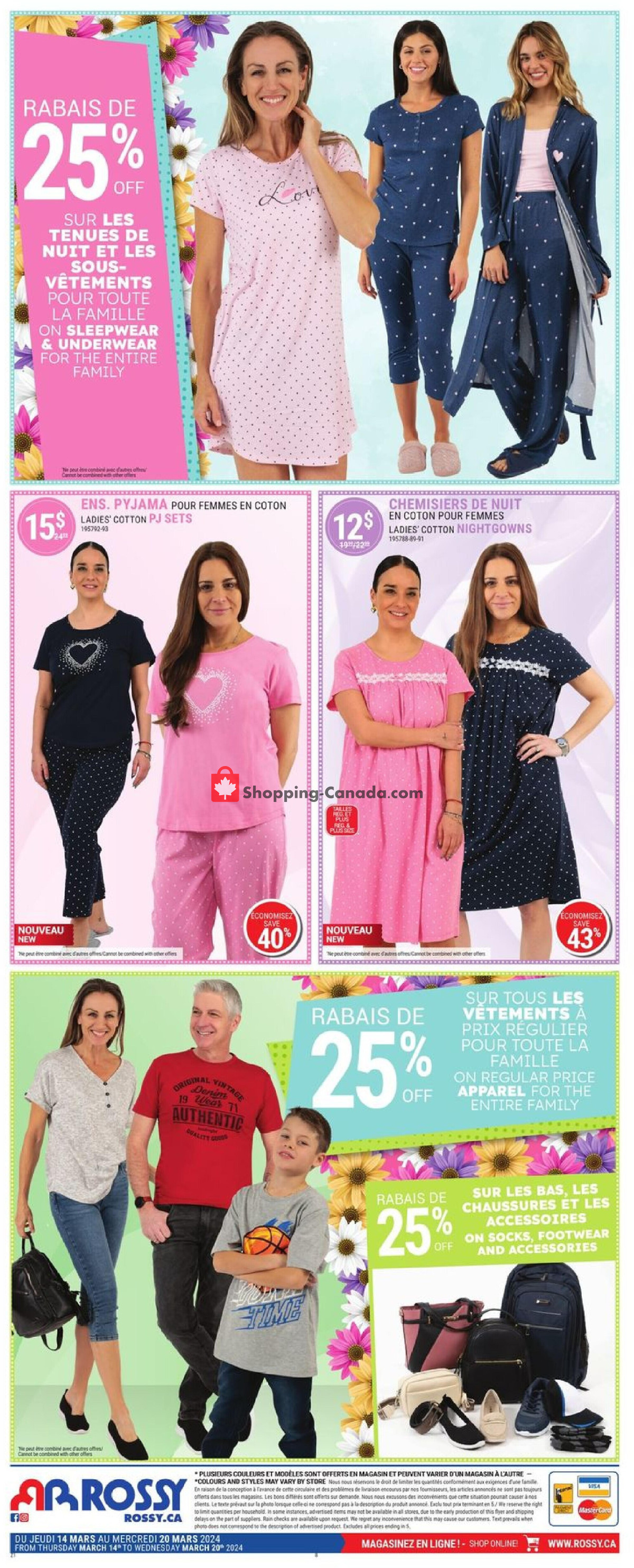 Rossy flyer from Thursday March 14, 2024 to Wednesday March 20, 2024 - page 8