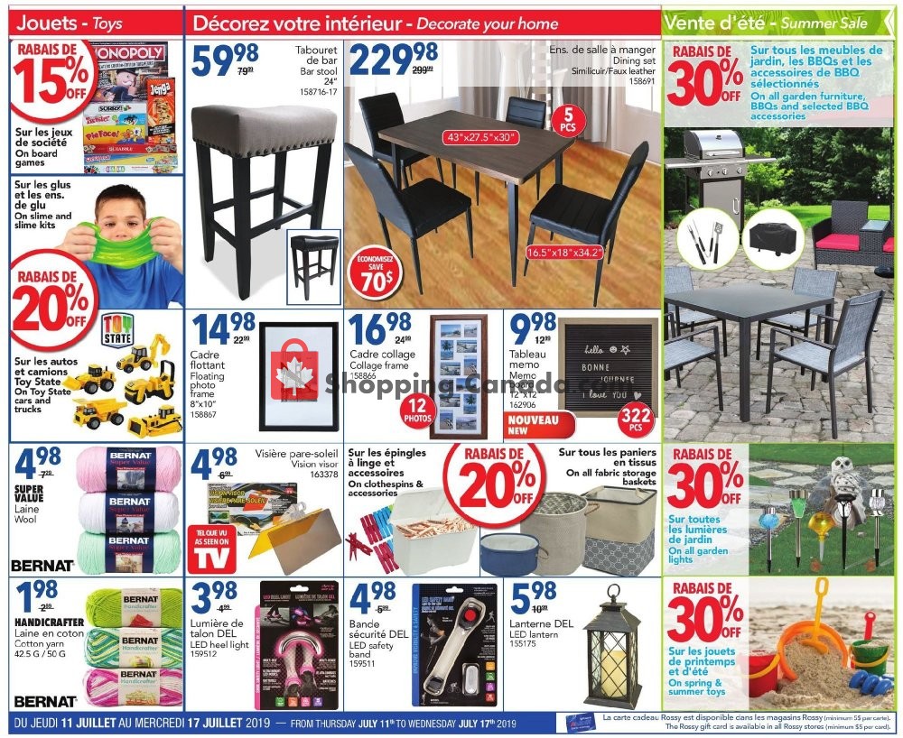 Rossy flyer from Thursday July 11, 2019 to Wednesday July 17, 2019 - page 7