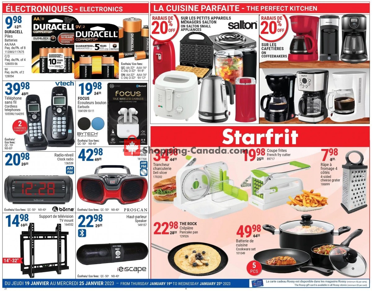 Rossy flyer from Thursday January 19, 2023 to Wednesday January 25, 2023 - page 4