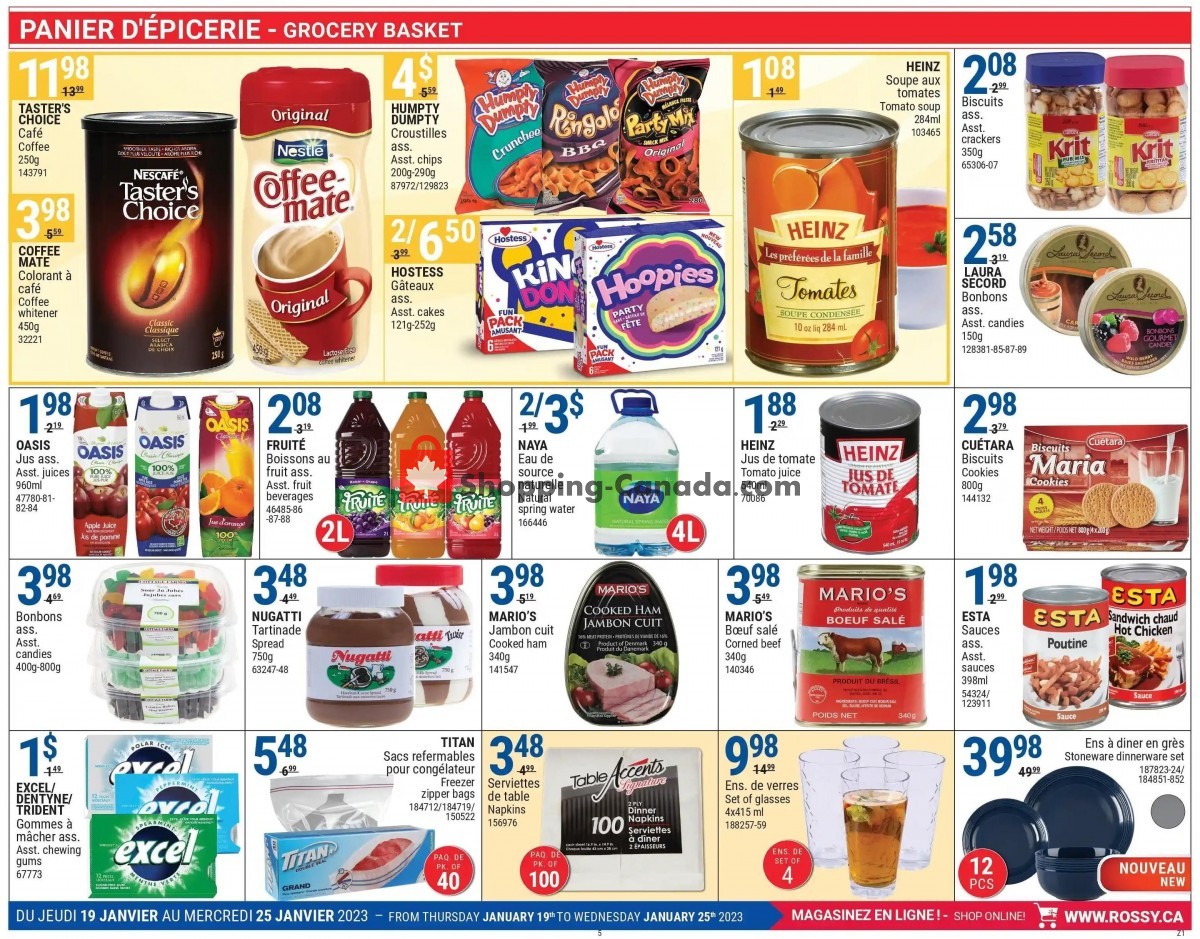 Rossy flyer from Thursday January 19, 2023 to Wednesday January 25, 2023 - page 5