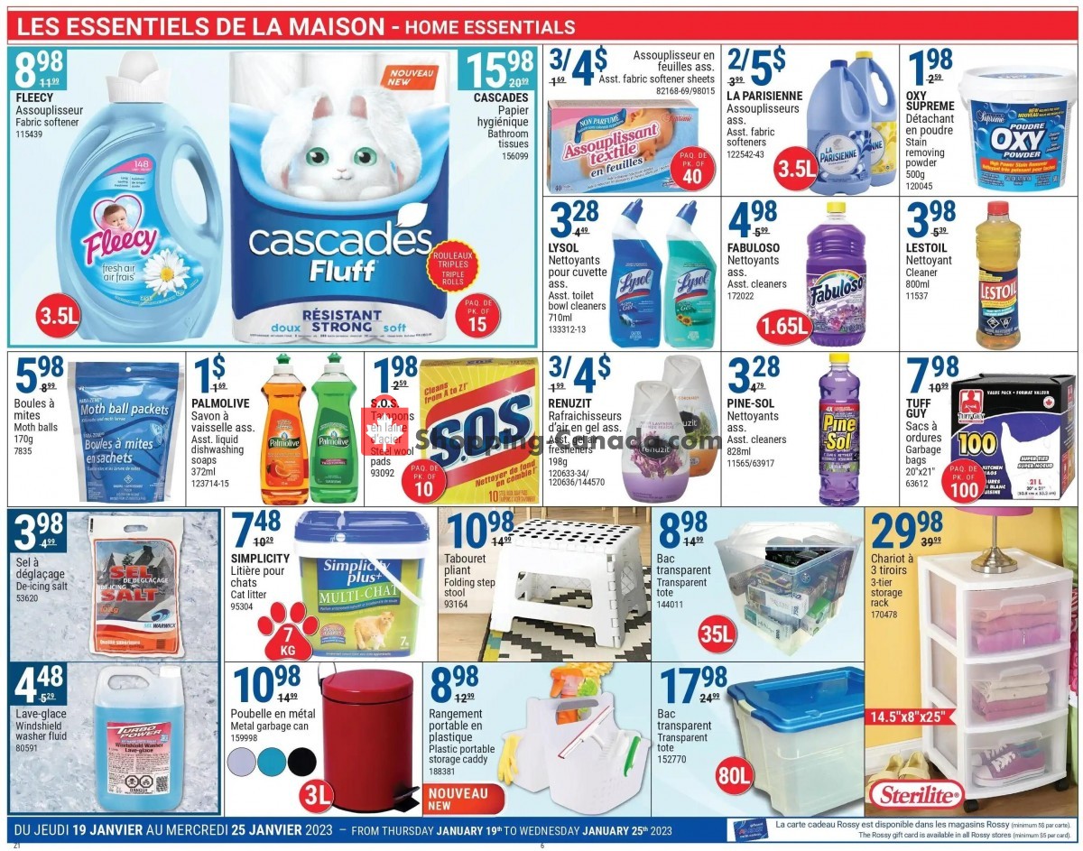 Rossy flyer from Thursday January 19, 2023 to Wednesday January 25, 2023 - page 6