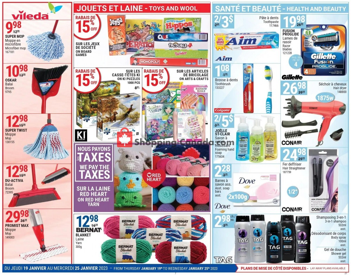 Rossy flyer from Thursday January 19, 2023 to Wednesday January 25, 2023 - page 7