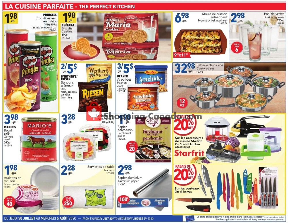 Rossy flyer from Thursday July 30, 2020 to Wednesday August 5, 2020 - page 5