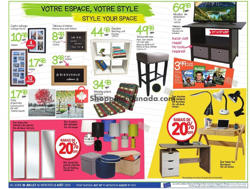 Rossy flyer from Thursday July 30, 2020 to Wednesday August 5, 2020 - page 7