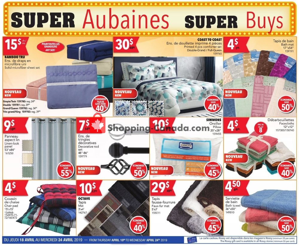 Rossy flyer from Thursday April 18, 2019 to Wednesday April 24, 2019 - page 3