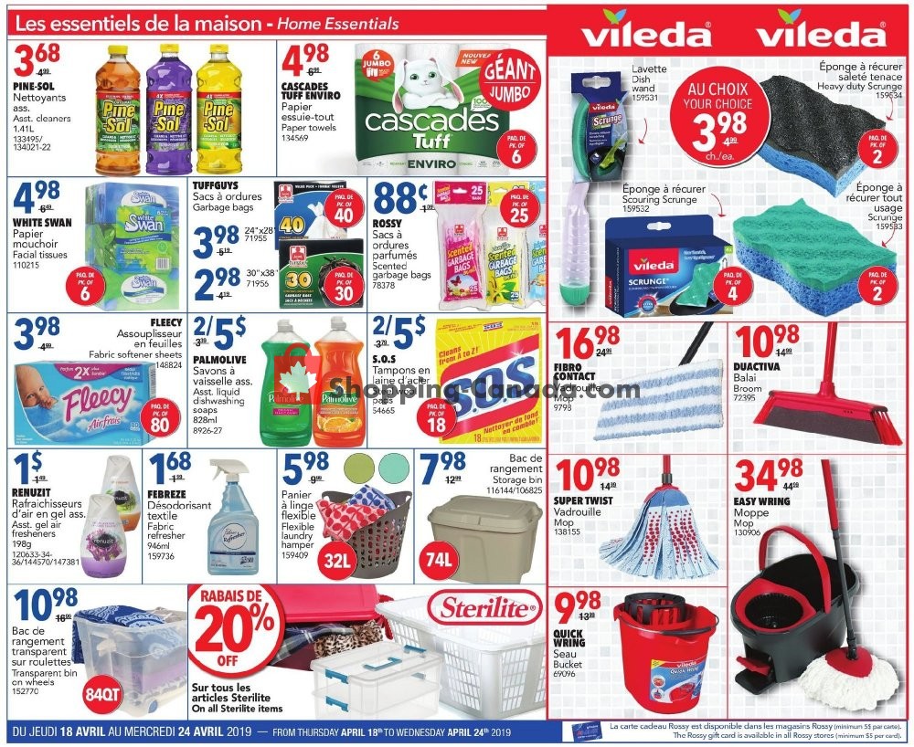 Rossy flyer from Thursday April 18, 2019 to Wednesday April 24, 2019 - page 5
