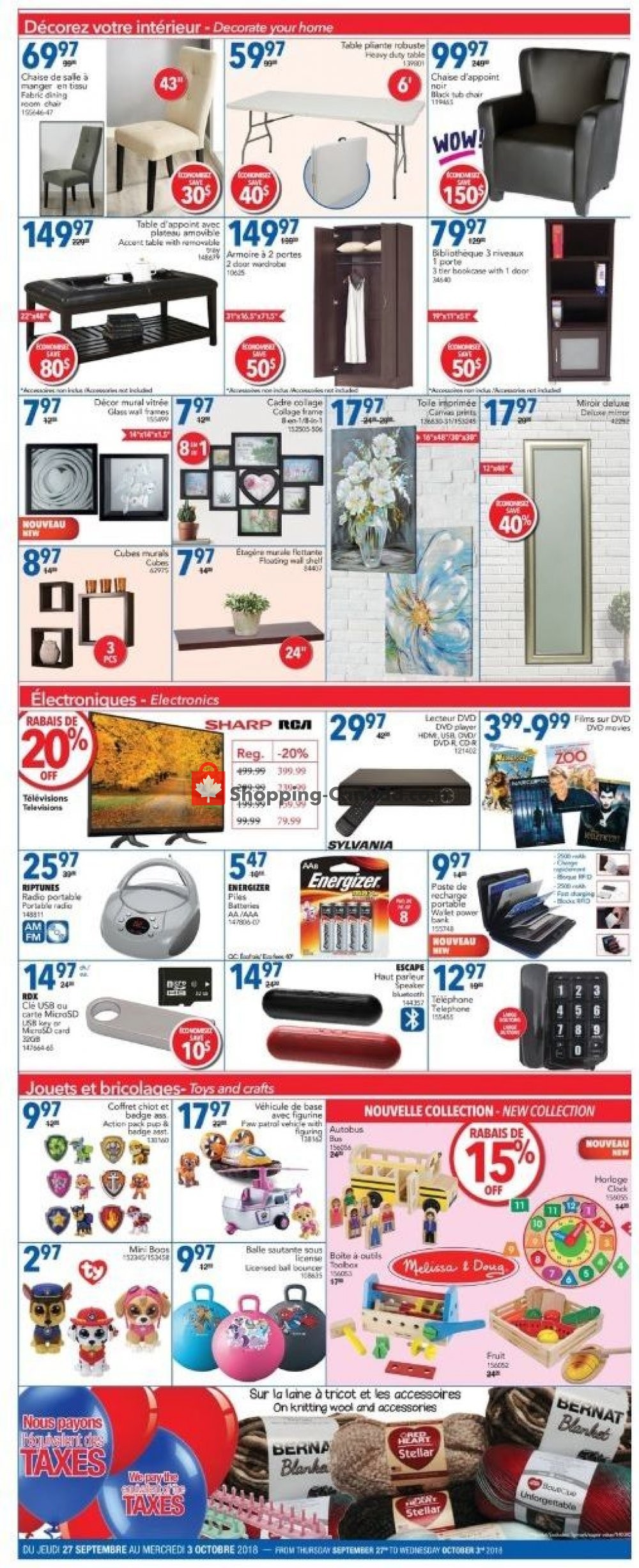Rossy flyer from Thursday September 27, 2018 to Wednesday October 3, 2018 - page 2