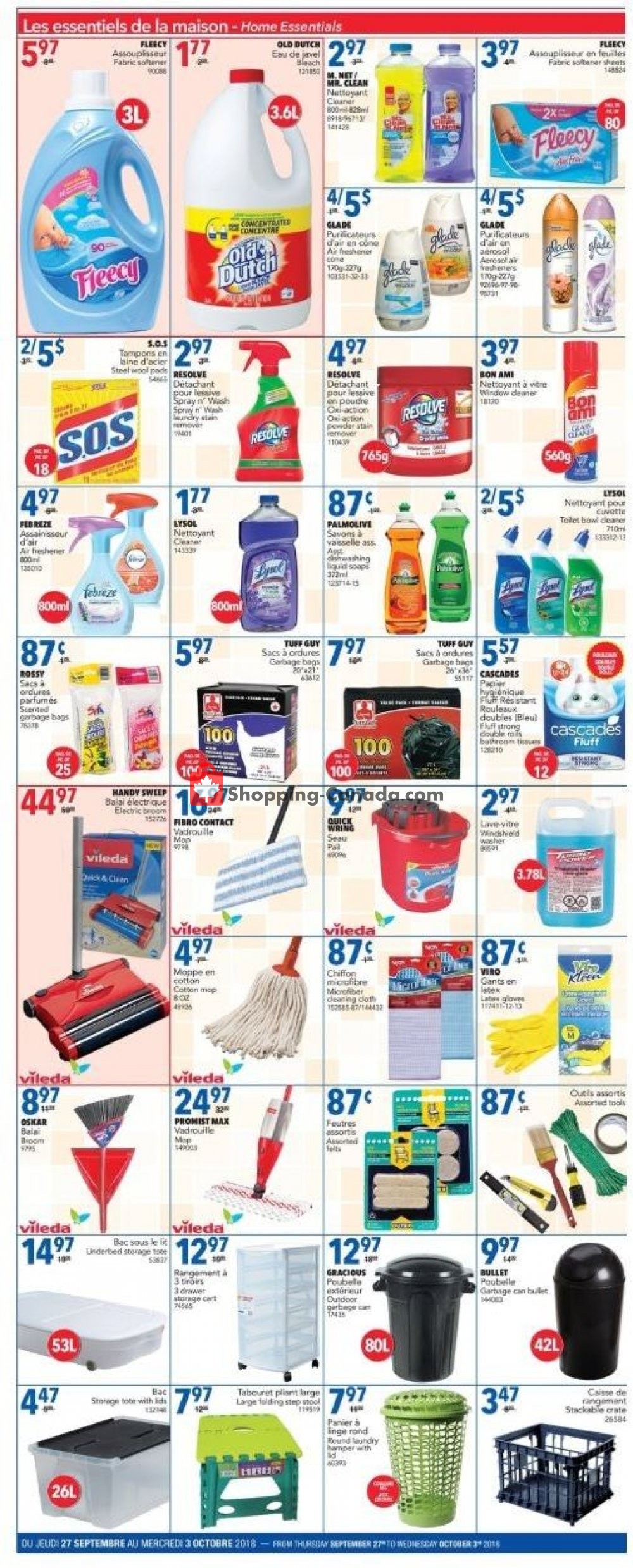 Rossy flyer from Thursday September 27, 2018 to Wednesday October 3, 2018 - page 4