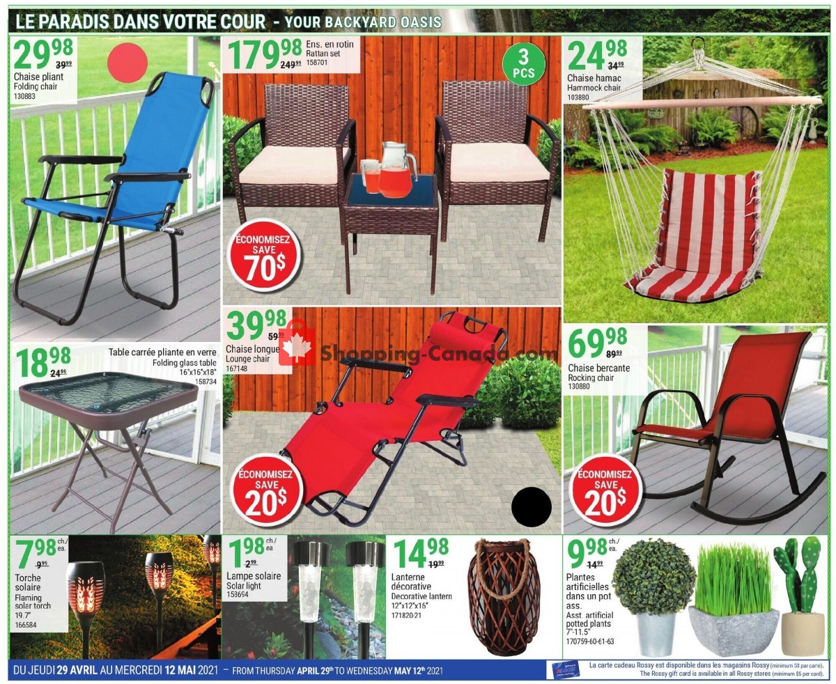 Rossy flyer from Thursday April 29, 2021 to Wednesday May 12, 2021 - page 9