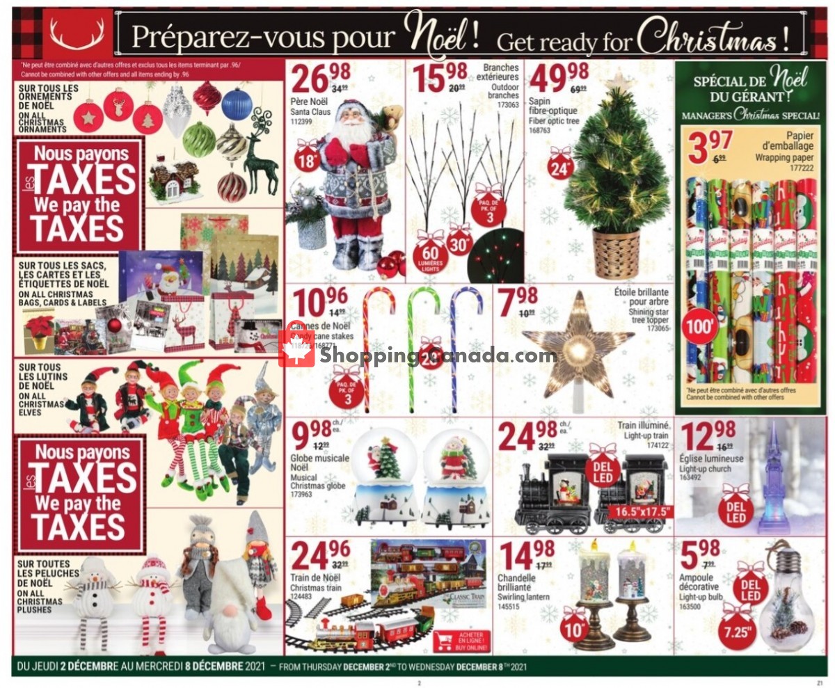 Rossy flyer from Thursday December 2, 2021 to Wednesday December 8, 2021 - page 2