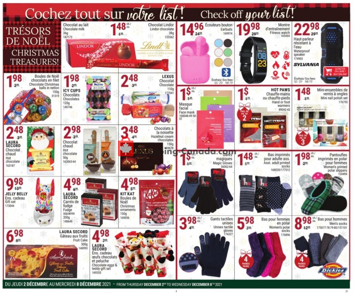 Rossy flyer from Thursday December 2, 2021 to Wednesday December 8, 2021 - page 4
