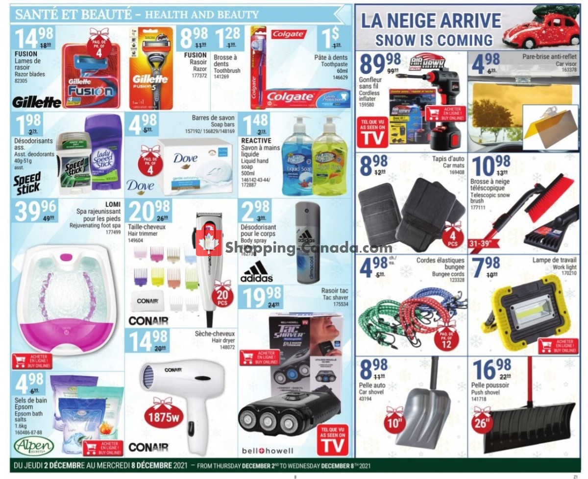 Rossy flyer from Thursday December 2, 2021 to Wednesday December 8, 2021 - page 8