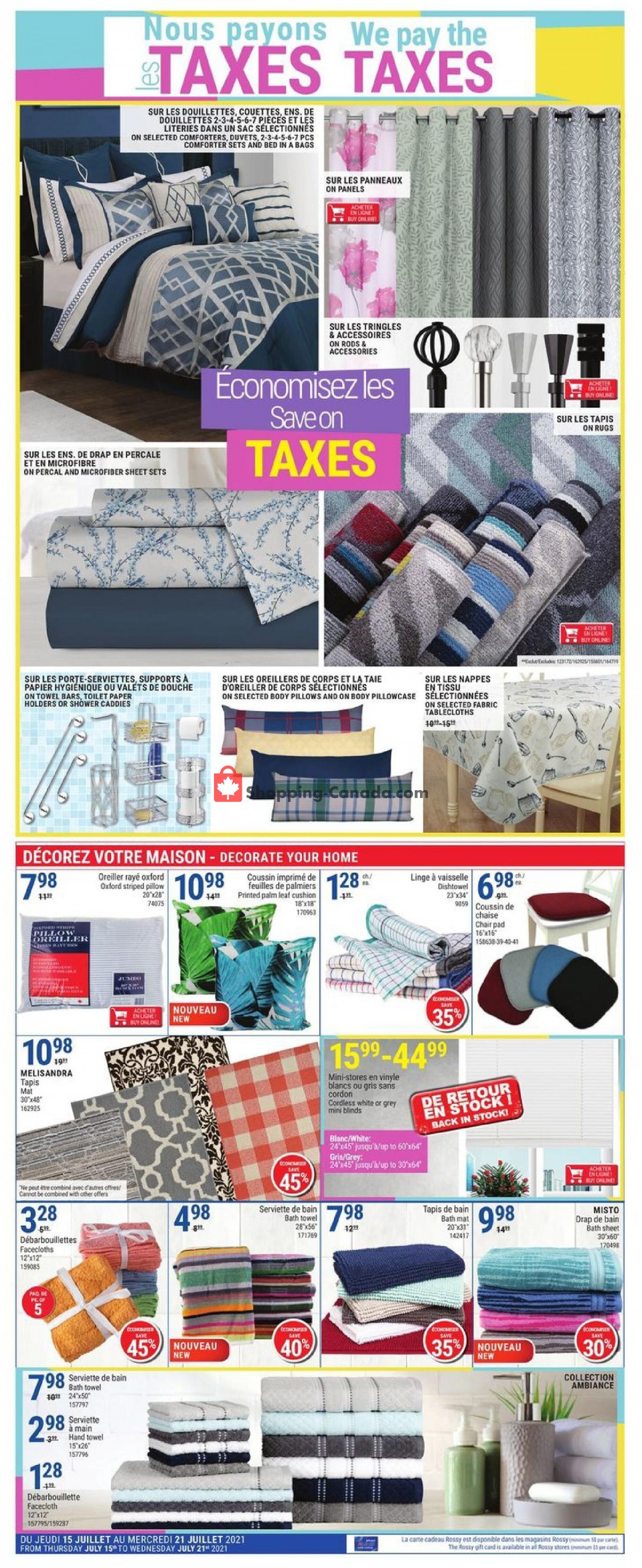 Rossy flyer from Thursday July 15, 2021 to Wednesday July 21, 2021 - page 5