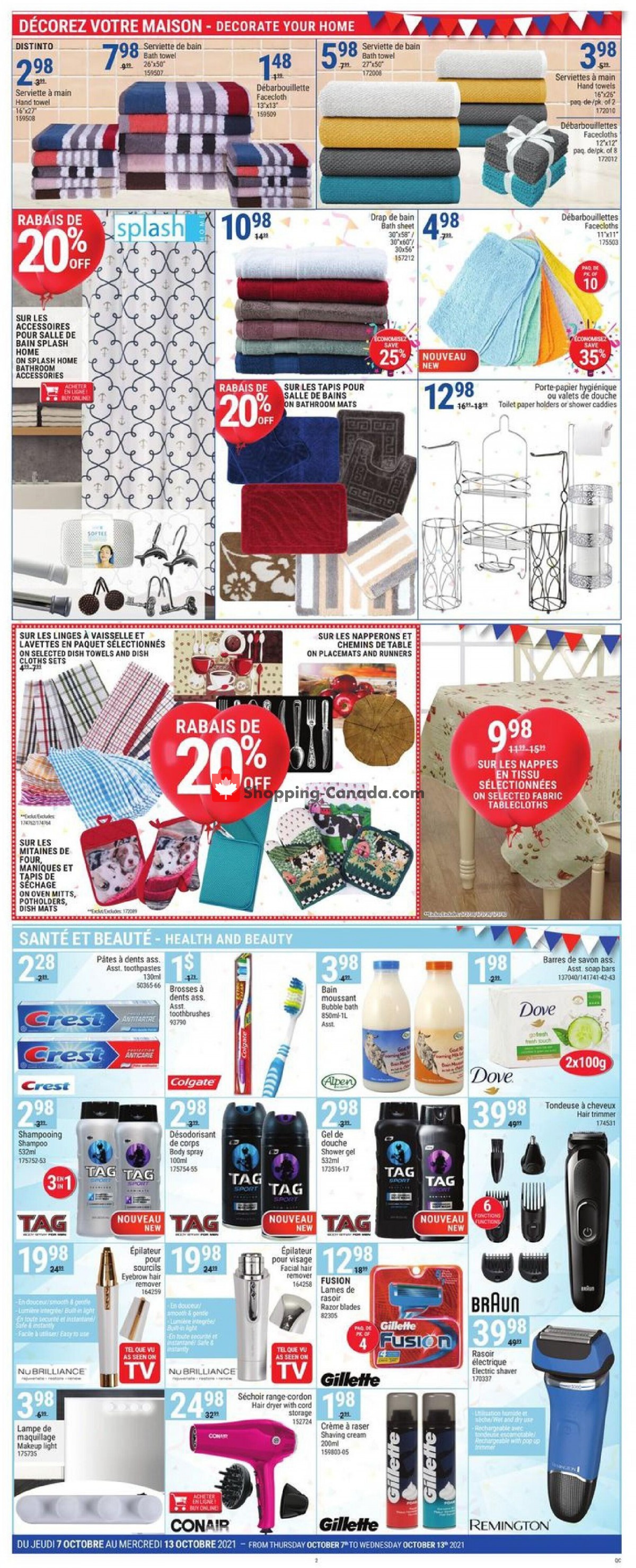 Rossy flyer from Thursday October 7, 2021 to Wednesday October 13, 2021 - page 2