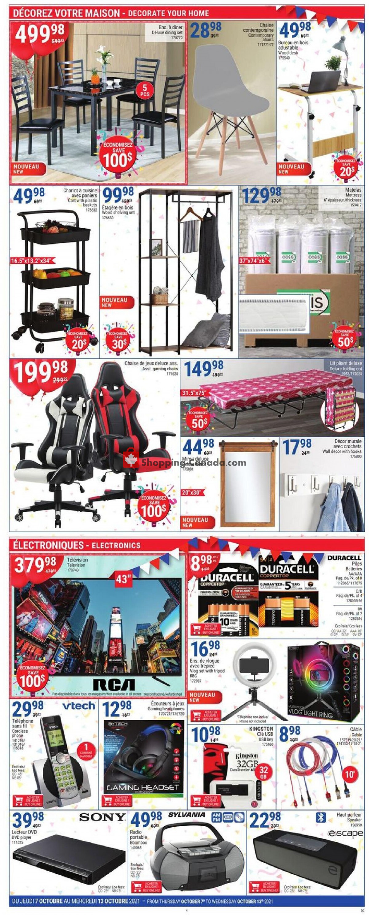 Rossy flyer from Thursday October 7, 2021 to Wednesday October 13, 2021 - page 4