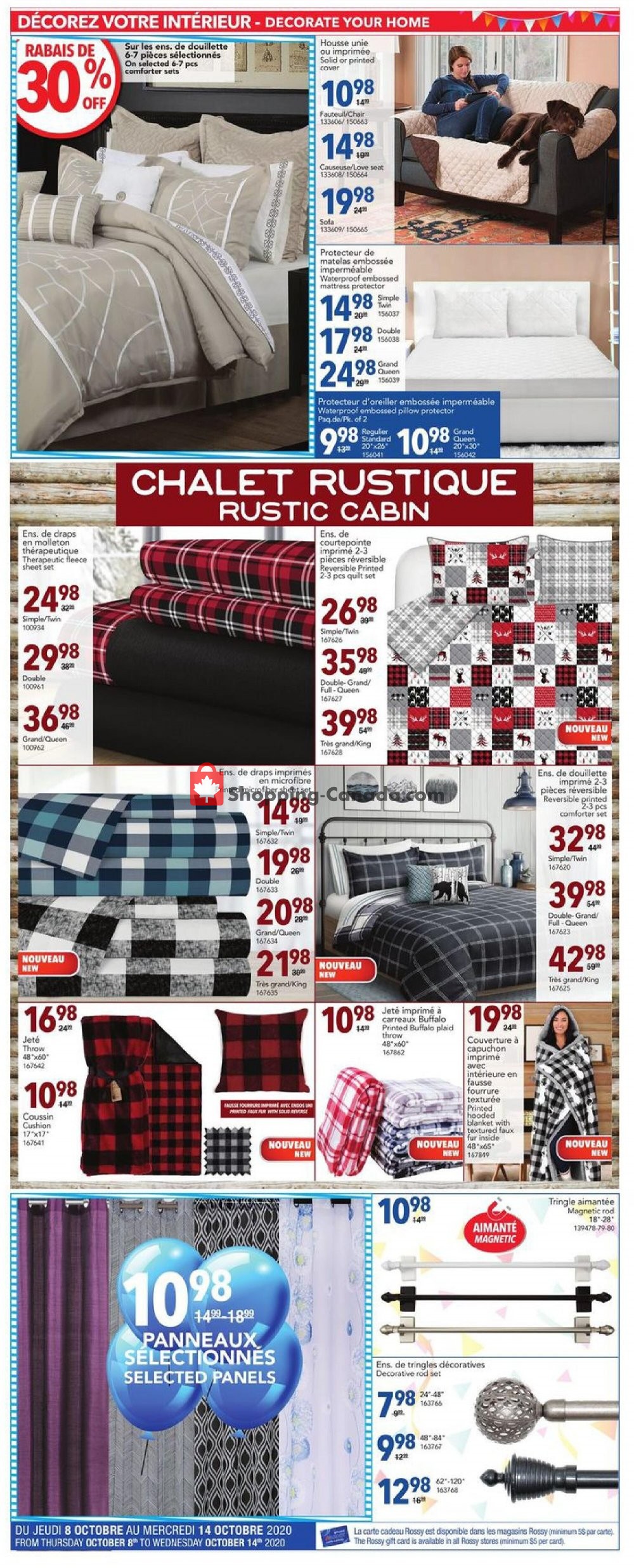 Rossy flyer from Thursday October 8, 2020 to Wednesday October 14, 2020 - page 3