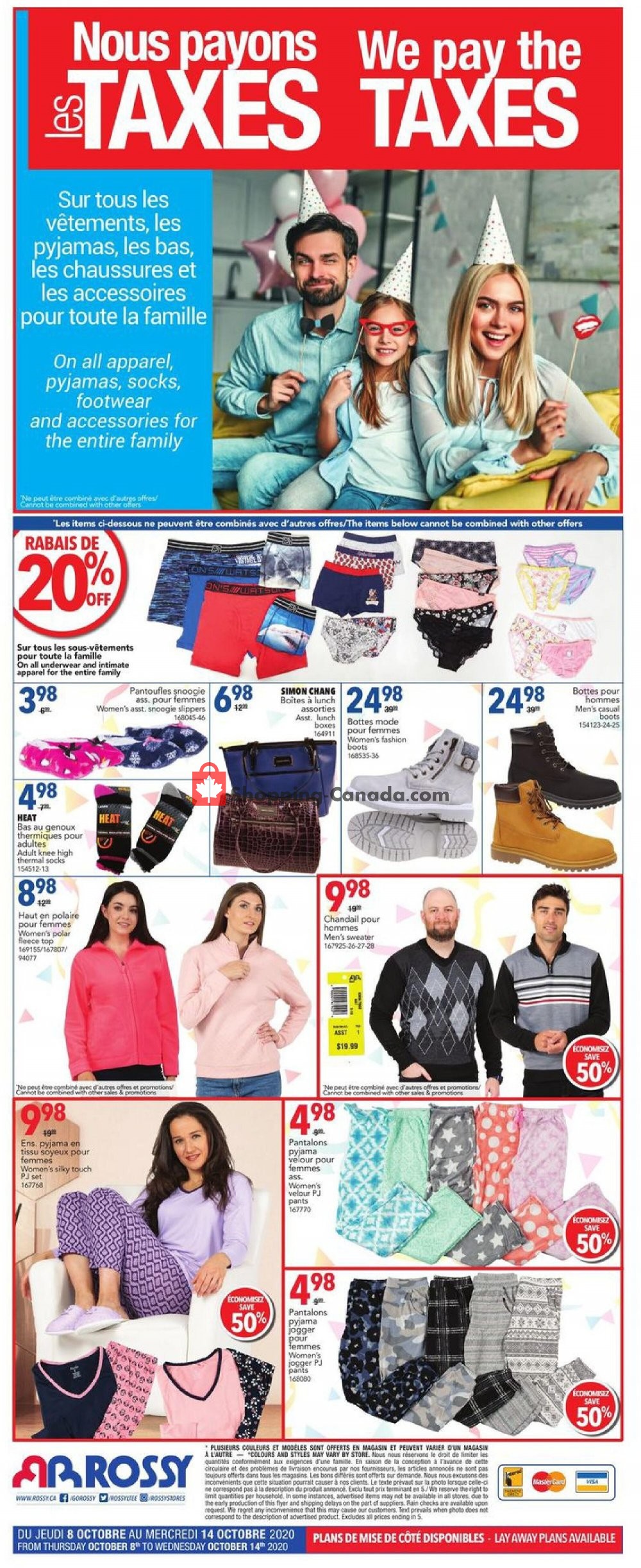 Rossy flyer from Thursday October 8, 2020 to Wednesday October 14, 2020 - page 8