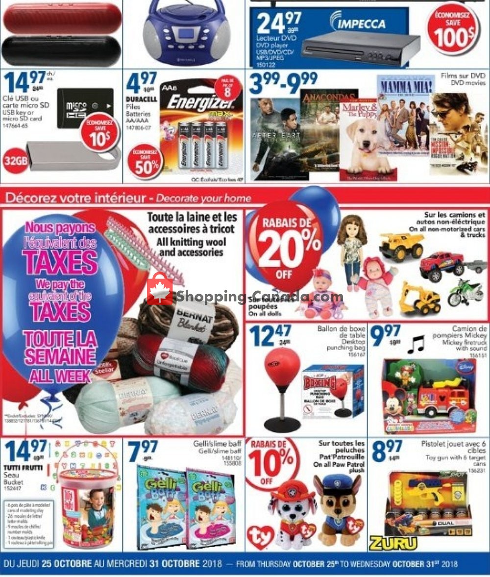Rossy flyer from Thursday October 25, 2018 to Wednesday October 31, 2018 - page 12