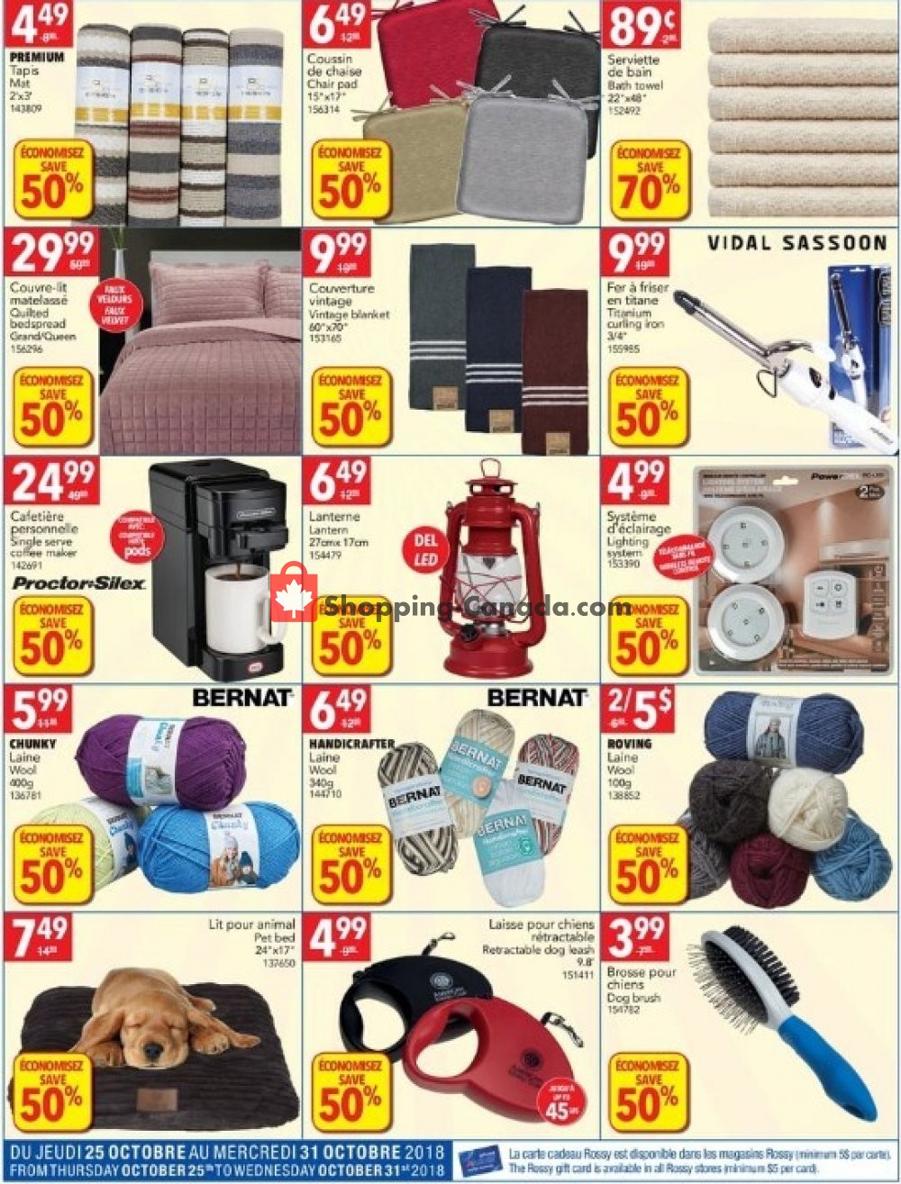 Rossy flyer from Thursday October 25, 2018 to Wednesday October 31, 2018 - page 14