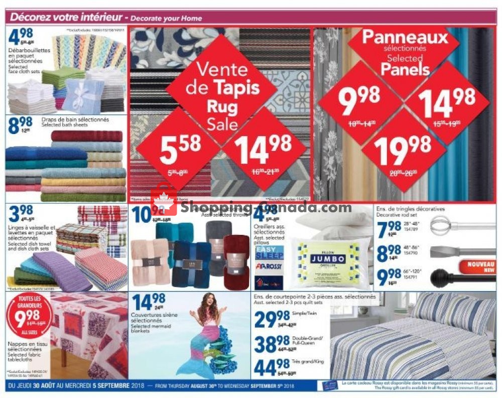 Rossy flyer from Thursday August 30, 2018 to Wednesday September 5, 2018 - page 5