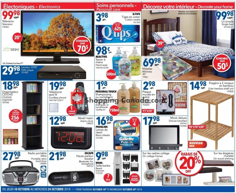 Rossy flyer from Thursday October 18, 2018 to Wednesday October 24, 2018 - page 4