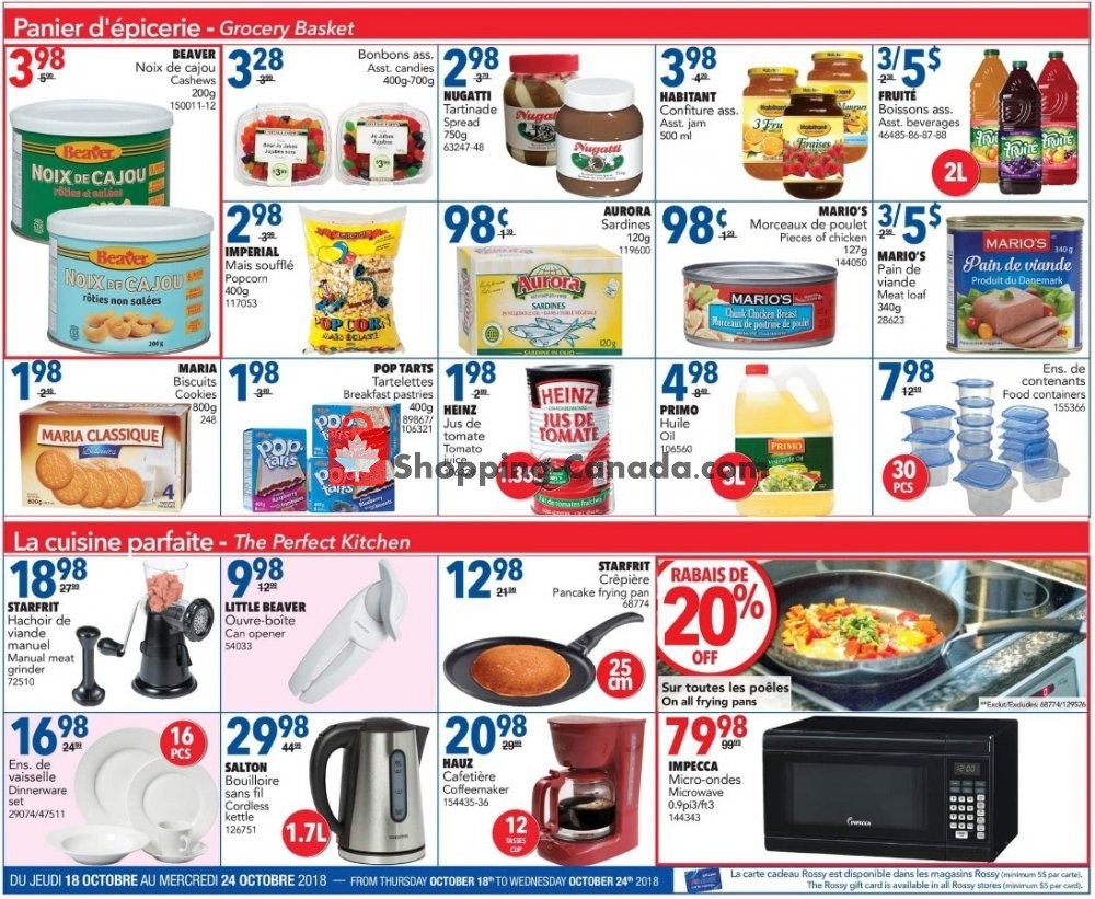 Rossy flyer from Thursday October 18, 2018 to Wednesday October 24, 2018 - page 7