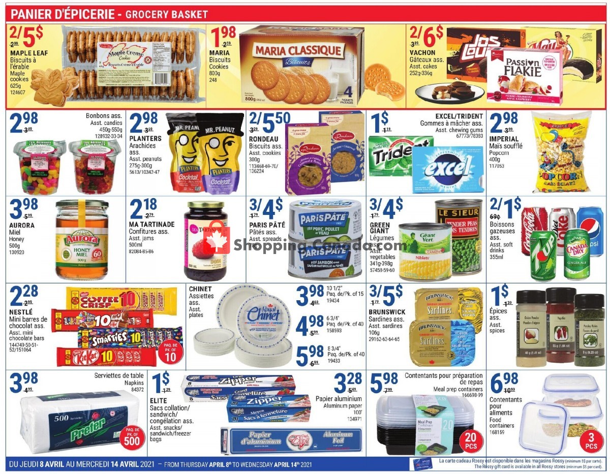 Rossy flyer from Thursday April 8, 2021 to Wednesday April 14, 2021 - page 7