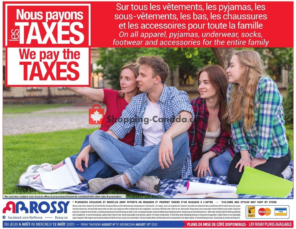 Rossy flyer from Thursday August 6, 2020 to Wednesday August 12, 2020 - page 8