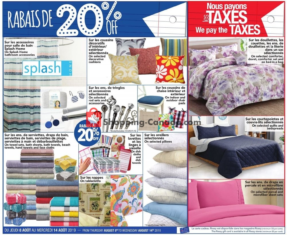 Rossy flyer from Thursday August 8, 2019 to Wednesday August 14, 2019 - page 5