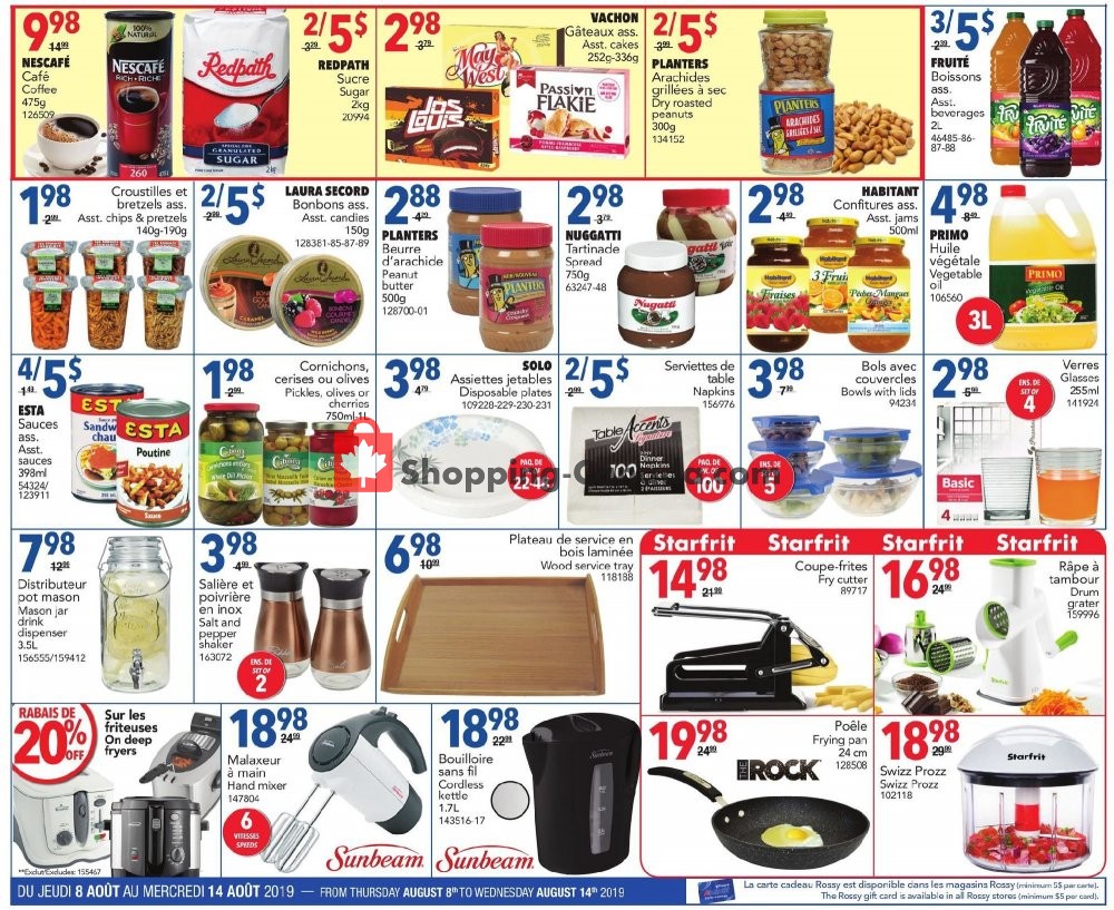 Rossy flyer from Thursday August 8, 2019 to Wednesday August 14, 2019 - page 7