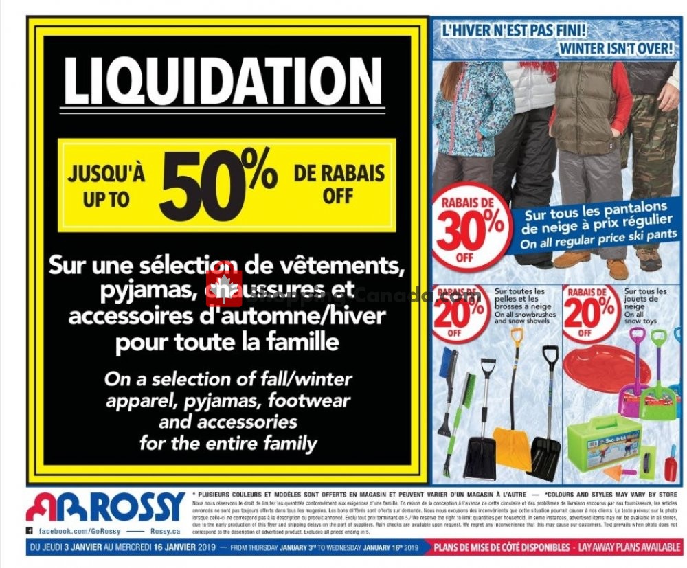 Rossy flyer from Thursday January 3, 2019 to Wednesday January 16, 2019 - page 8