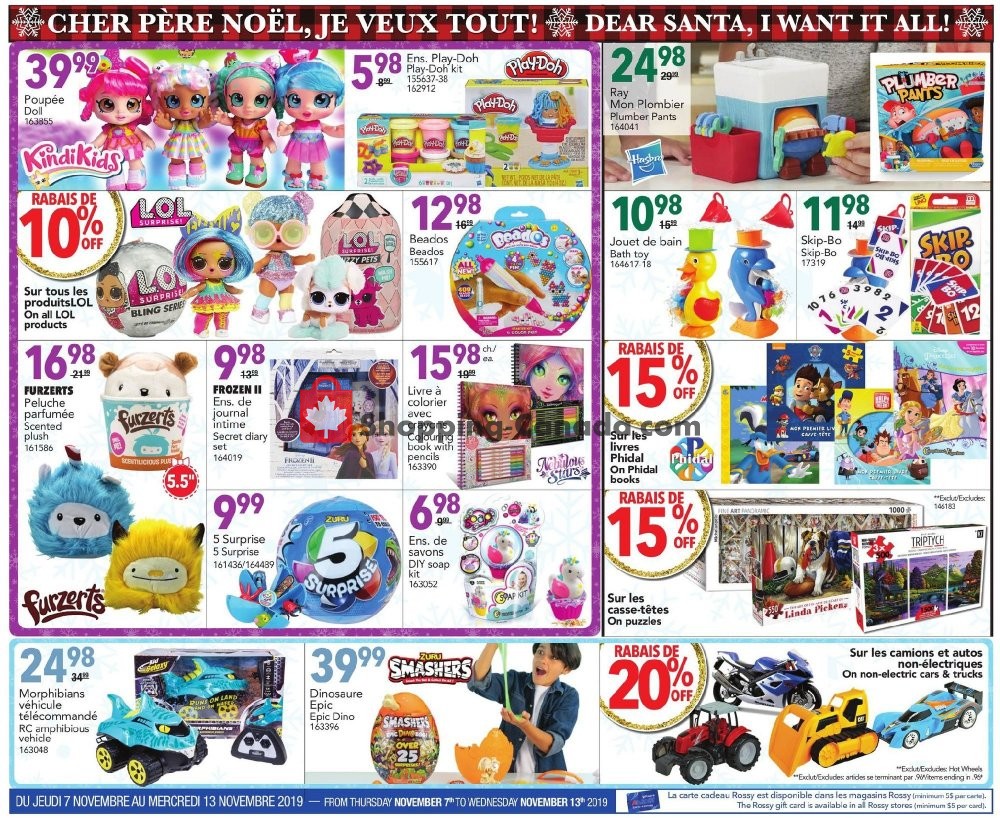 Rossy flyer from Thursday November 7, 2019 to Wednesday November 13, 2019 - page 3