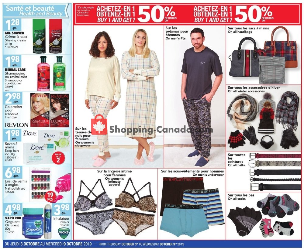 Rossy flyer from Thursday October 3, 2019 to Wednesday October 9, 2019 - page 2