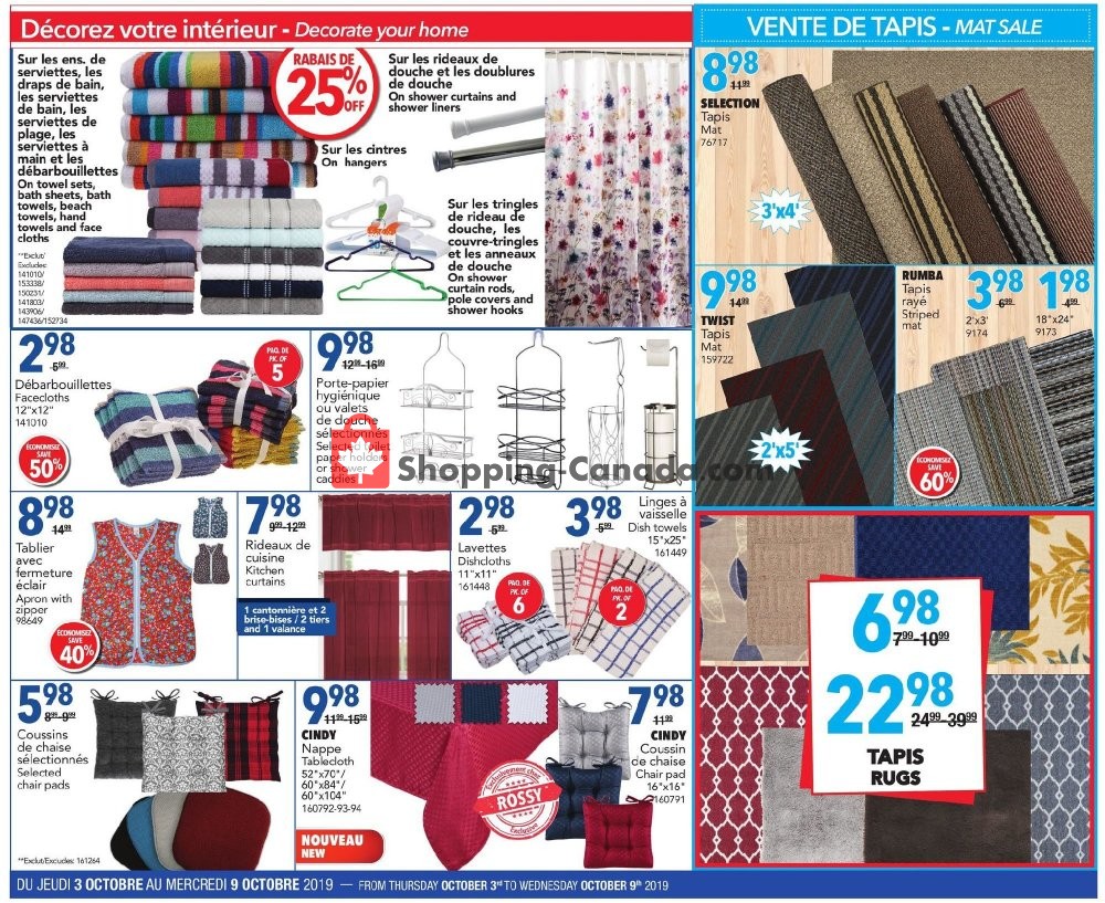 Rossy flyer from Thursday October 3, 2019 to Wednesday October 9, 2019 - page 4