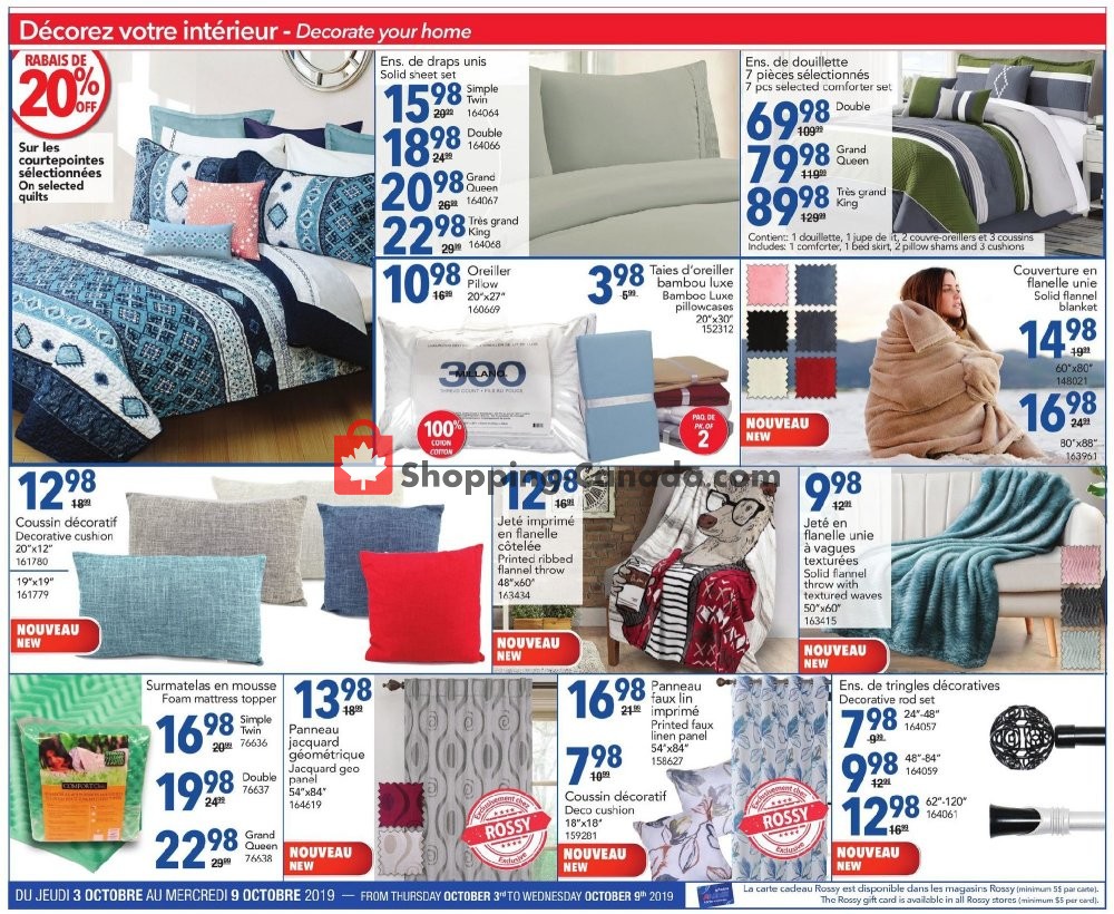 Rossy flyer from Thursday October 3, 2019 to Wednesday October 9, 2019 - page 5