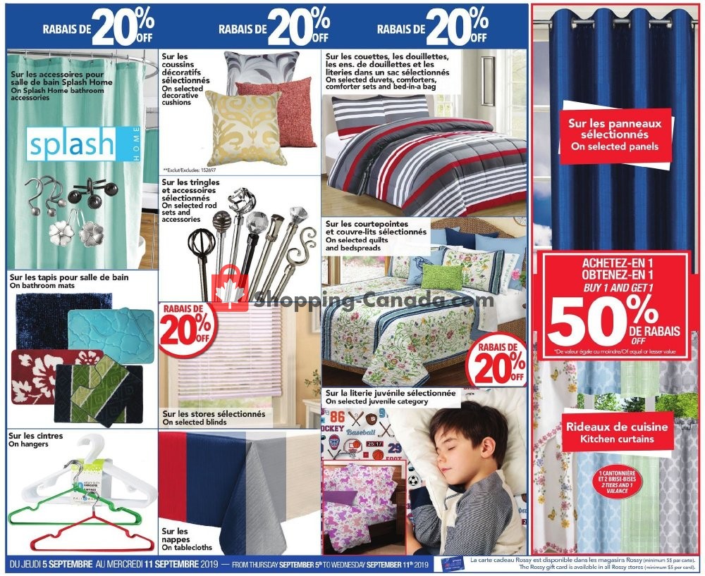 Rossy flyer from Thursday September 5, 2019 to Wednesday September 11, 2019 - page 5