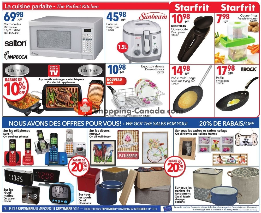 Rossy flyer from Thursday September 5, 2019 to Wednesday September 11, 2019 - page 7