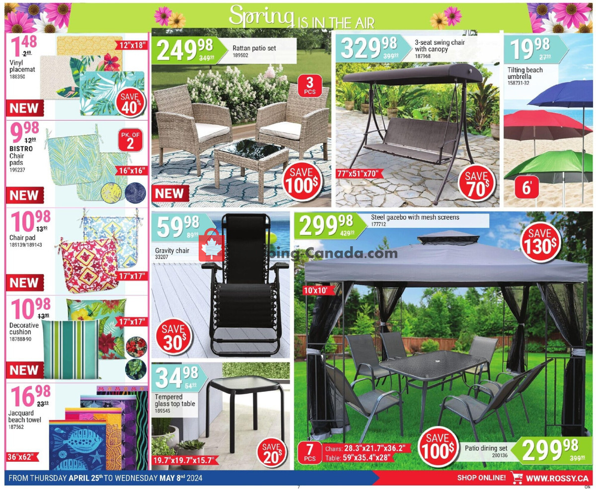 Rossy flyer from Thursday April 25, 2024 to Wednesday May 8, 2024 - page 7