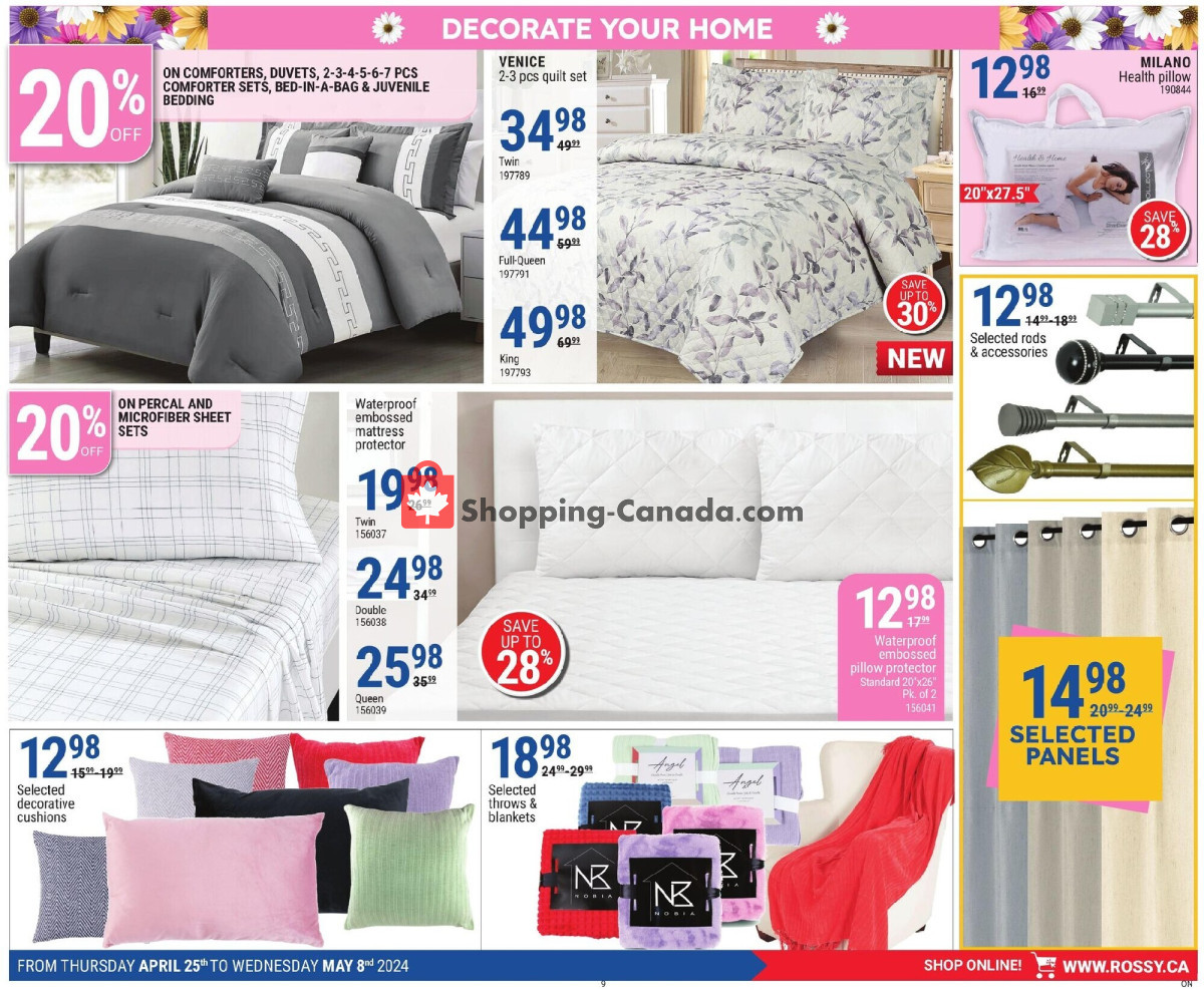 Rossy flyer from Thursday April 25, 2024 to Wednesday May 8, 2024 - page 9
