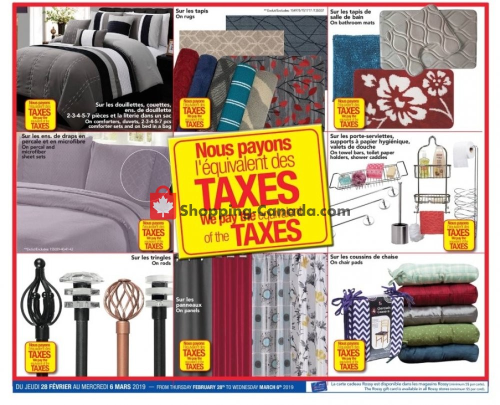 Rossy flyer from Thursday February 28, 2019 to Wednesday March 6, 2019 - page 11