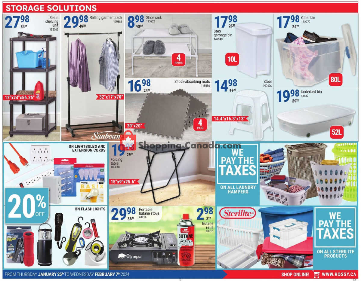Rossy flyer from Thursday January 25, 2024 to Wednesday February 7, 2024 - page 13