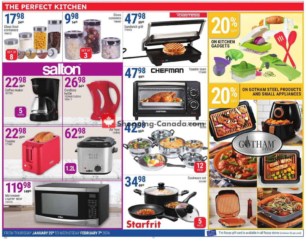 Rossy flyer from Thursday January 25, 2024 to Wednesday February 7, 2024 - page 14
