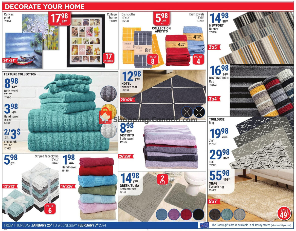 Rossy flyer from Thursday January 25, 2024 to Wednesday February 7, 2024 - page 6